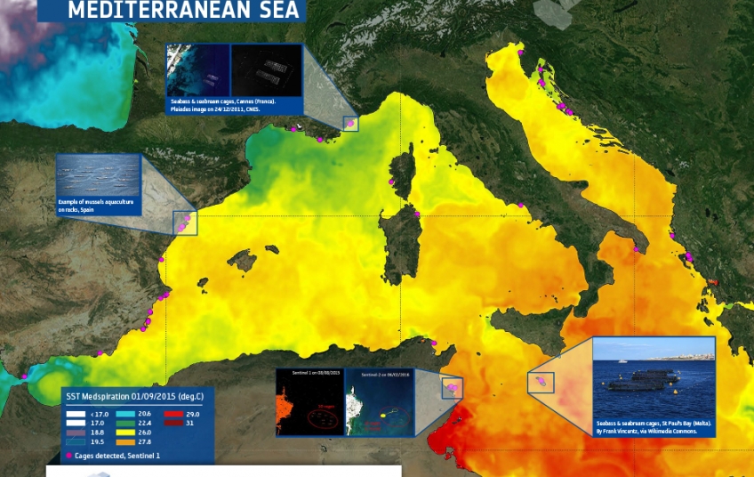 La pesca nel Mediterraneo vista da Sentinel-1A